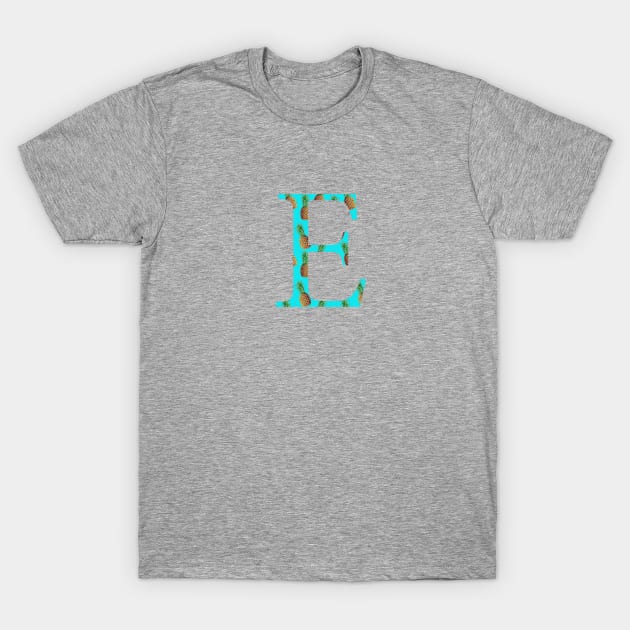 Epsilon Pineapple Letter T-Shirt by AdventureFinder